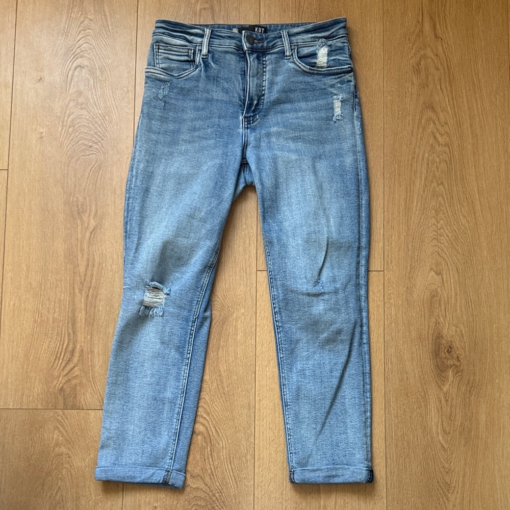 Kut from the Kloth Blue Distressed Jeans